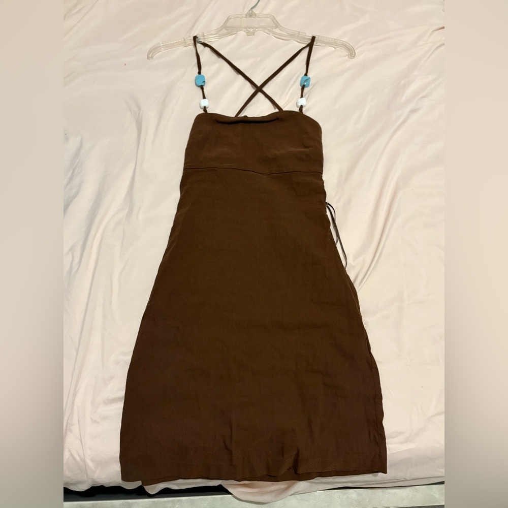 Zara Chocolate Brown Dress